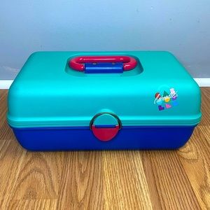 Vtg Caboodles of California Makeup Storage Travel Case